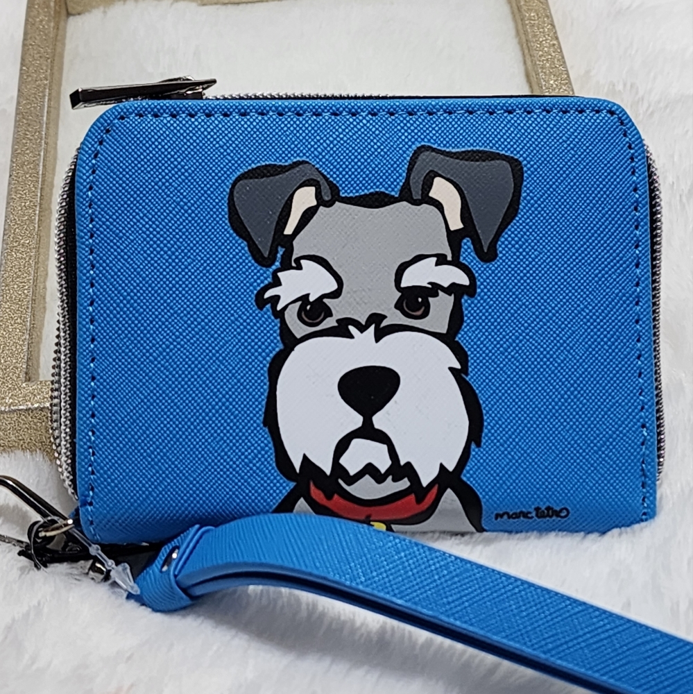 Marc Tetro Nwt Wallet Wristlet His Famous Schnauz… - image 2